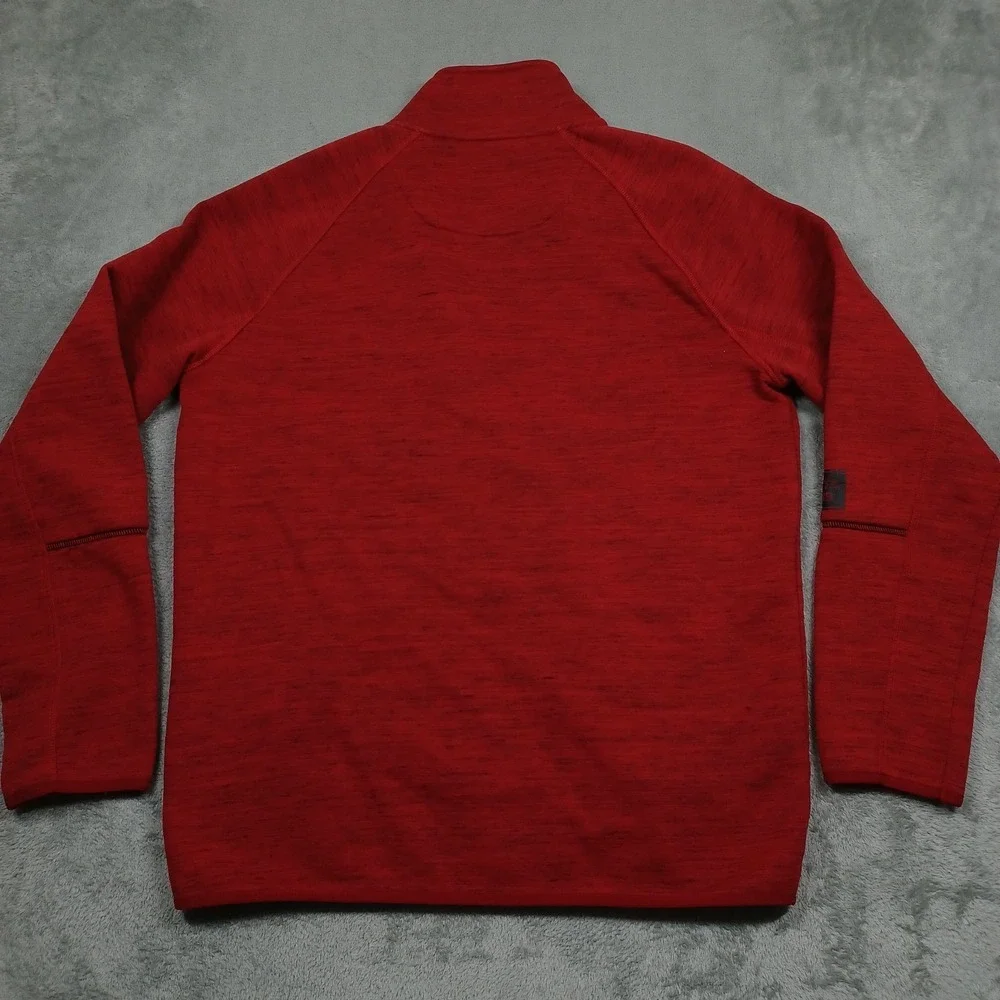 Atlanta Falcons‎ Jacket Mens Large Red Full Zip Pockets Fleece Casual